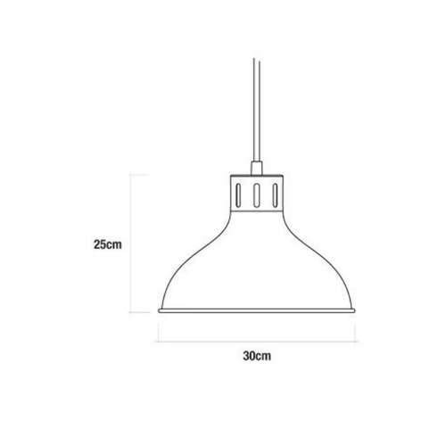 Stropna svjetiljka EDM 32111 Stropna svjetiljka Metal 60 W (30 x 25 cm) Cijena