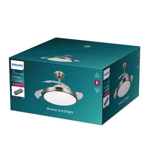 Stropni Ventilator sa Svjetlom Philips Atlas 35 W 28 W 4500 Lm nikal (2700 K) Cijena