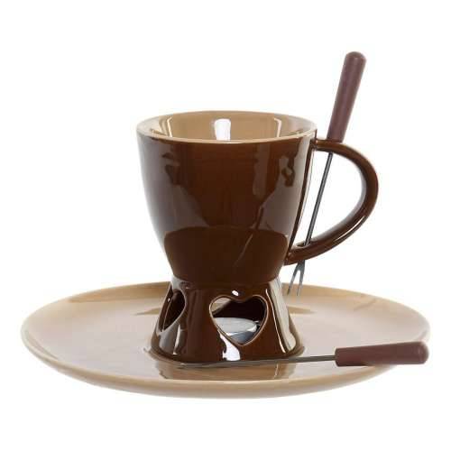 Čokolandi Fondue DKD Home Decor Nehrđajući Čelik Porculan Cijena