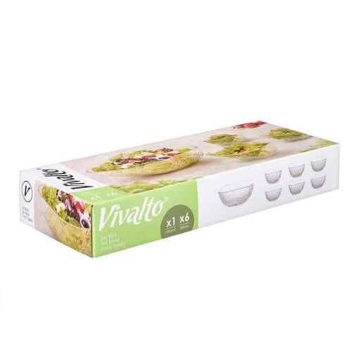 Bļodu komplekts Vivalto TP70165BK/BH Providan Staklo 20 x 20 x 8 cm 10,3 x 10,3 x 5,5 cm (4 kom.) Cijena