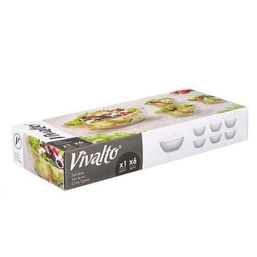 Bļodu komplekts Vivalto TP70165IC/BH Providan Staklo 20 x 20 x 8 cm 10,3 x 10,3 x 5,5 cm (4 kom.) Cijena