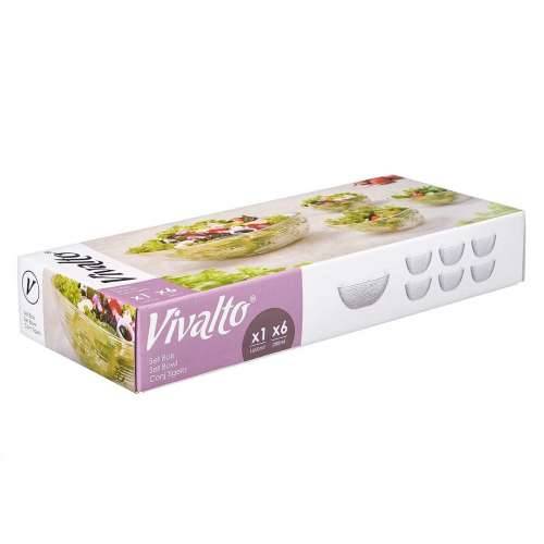 Bļodu komplekts Vivalto TP70165L/BH Providan Staklo 20 x 20 x 8 cm 10,3 x 10,3 x 5,5 cm (4 kom.) Cijena
