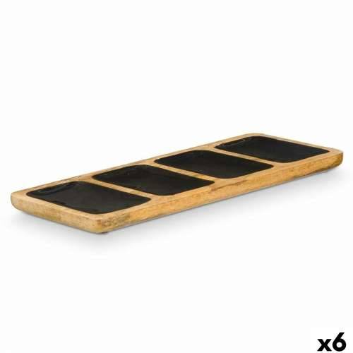 Pladanj s Pretincima MALI-941 B Crna 46 x 3 x 17 cm (6 kom.) Cijena