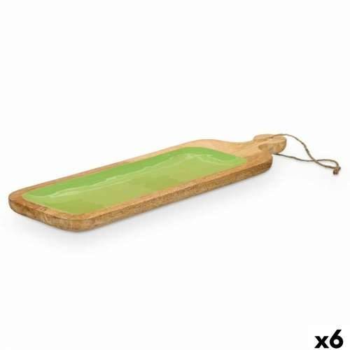 Pladanj za aperitive MALI-798 G Zelena 50,7 x 3 x 14 cm (6 kom.) Cijena