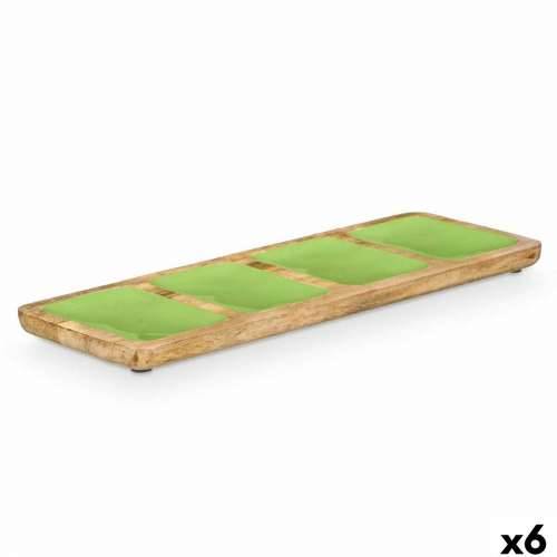 Pladanj s Pretincima MALI-941 G Zelena 46 x 3 x 17 cm (6 kom.) Cijena