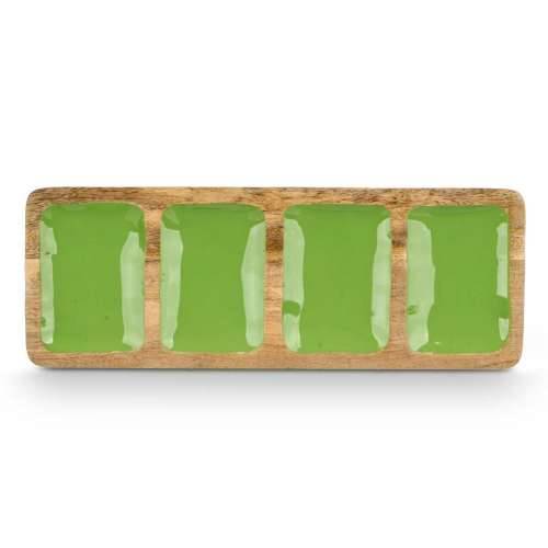 Pladanj s Pretincima MALI-941 G Zelena 46 x 3 x 17 cm (6 kom.) Cijena