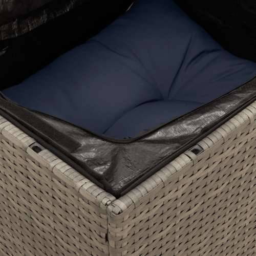 Vrtna garnitura - 7-dijelni set vrtnih sofa od poliratana s jastucima sivi - Siva stol + 3x kutna + 3x srednja 1 Cijena