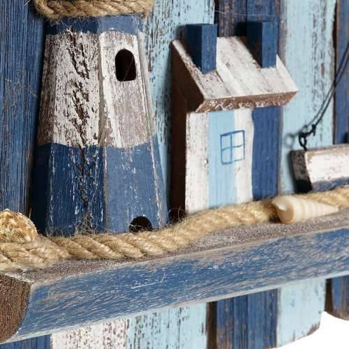 Zidni Ukras DKD Home Decor svjetionik Mediteran Jela (36.5 x 6.5 x 29.5 cm) Cijena