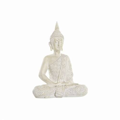 Ukrasna figura DKD Home Decor Buda Bijela Smola (30 x 17 x 41 cm) Cijena