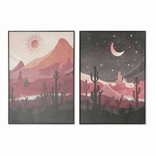 Slika DKD Home Decor Pejzaž (2 kom.) (50 x 3 x 70 cm) Cijena