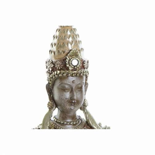 Ukrasna figura DKD Home Decor zlatan Smeđa Buda Smola (13 x 7 x 27 cm) Cijena