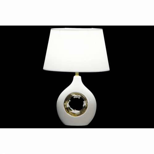 Stolna svjetiljka DKD Home Decor Bijela Srebro Poliester Porculan 220 V zlatan 50 W (2 pcs) (31 x 21 x 45 cm) Cijena