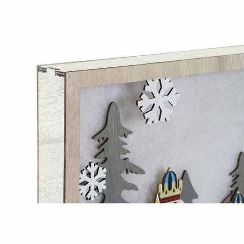 Zidni Ukras DKD Home Decor Drobilica za Orahe Drvo MDF (2 pcs) (30 x 4.5 x 30 cm) Cijena