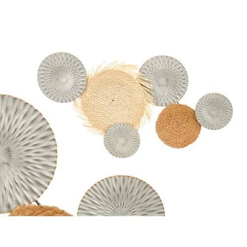 Zidni Ukras 23SMB1537 Smeđa Siva Metal 76,8 x 4,4 x 50,2 cm (4 kom.) Cijena