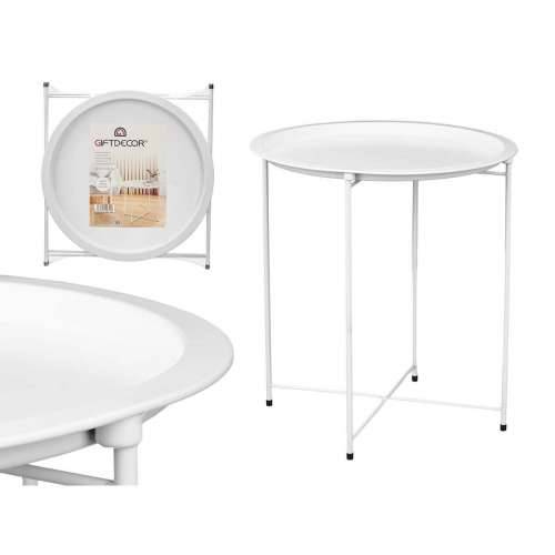 Preklopni pomoćni stolić WR4405.1 Bijela 46,8 x 50,2 x 46,8 cm (4 kom.) Cijena