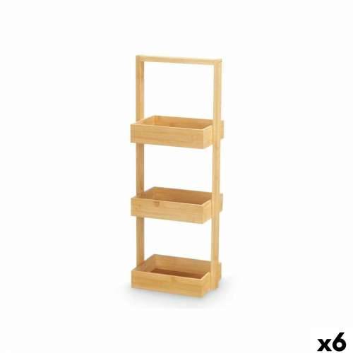 Polica Kipit B6729A Prirodno Bambus 26 x 70 x 17 cm (6 kom.) Cijena