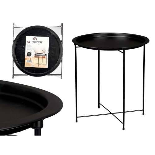 Preklopni pomoćni stolić WR4405 Crna 46,8 x 50,2 x 46,8 cm (4 kom.) Cijena