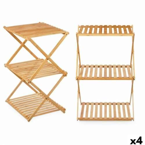 Polica CH68220-5 Prirodno Bambus 40 x 62 x 33,5 cm (4 kom.) Cijena