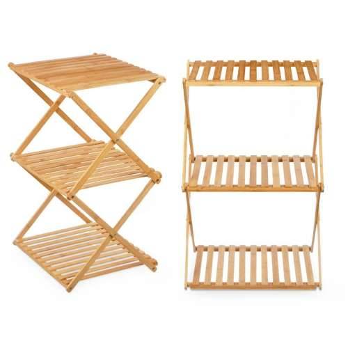 Polica CH68220-5 Prirodno Bambus 40 x 62 x 33,5 cm (4 kom.) Cijena