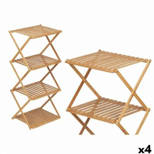 Polica CH68220-5 2 Prirodno Bambus 40 x 92,5 x 33,2 cm (4 kom.) Cijena