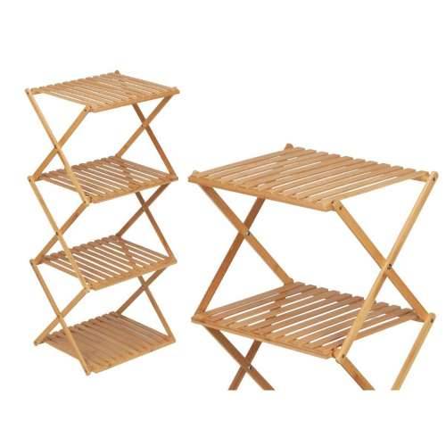 Polica CH68220-5 2 Prirodno Bambus 40 x 92,5 x 33,2 cm (4 kom.) Cijena