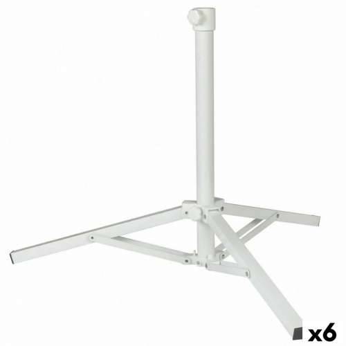 Bază pentru Umbrelă de Soare Aktive Bijela Metal 61 x 49,5 x 61 cm (6 kom.) Cijena
