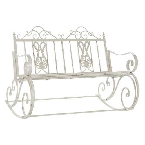 Naslonjač za ljuljanje DKD Home Decor Metal Aluminij Bijela (118 x 90 x 92 cm) Cijena