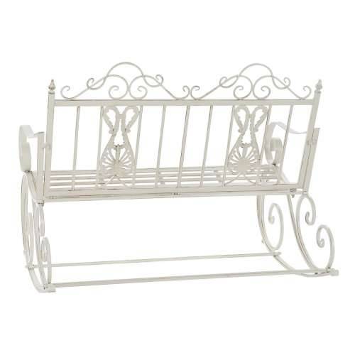 Naslonjač za ljuljanje DKD Home Decor Metal Aluminij Bijela (118 x 90 x 92 cm) Cijena