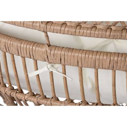 Set Stol i 2 Stolice Home ESPRIT Bijela Bež Siva Prirodno 55 x 55 x 47 cm Cijena
