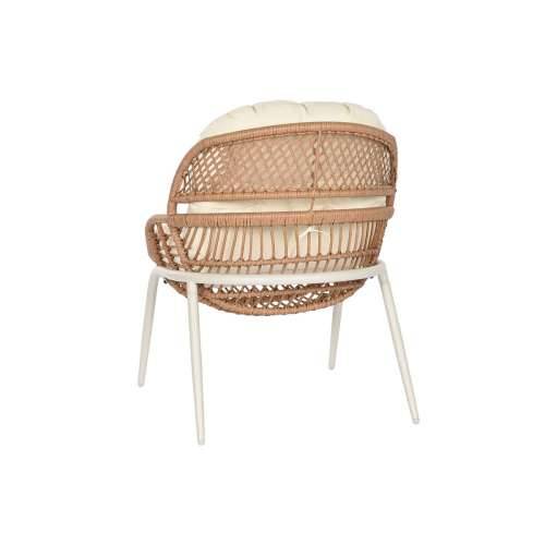 Set Stol i 2 Stolice Home ESPRIT Bijela Bež Siva Prirodno 55 x 55 x 47 cm Cijena