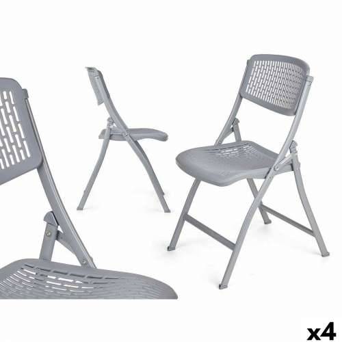 Sklopivu Stolicu ZJ-Y59GR Siva 59 x 50 x 82 cm 108 x 13,5 x 50 cm (4 kom.) Cijena