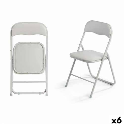 Sklopivu Stolicu 10925 Siva 43 x 46 x 78 cm 88 x 6,5 x 45 cm (6 kom.) Cijena