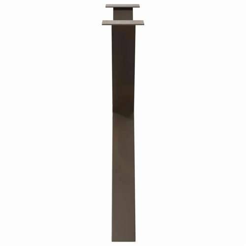 Noge za blagovaonski stol u obliku slova X, 2 kom, prirodni čelik, 90 x (72-73) cm, čelik - Prirodna 90 x (72-73) cm (80 mm) 2 1 Cijena