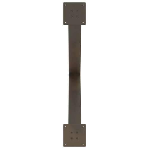 Noge za blagovaonski stol u obliku slova X, 2 kom, prirodni čelik, 90 x (72-73) cm, čelik - Prirodna 90 x (72-73) cm (80 mm) 2 1 Cijena