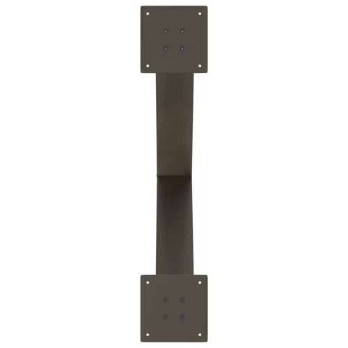 Noge za blagovaonski stol u obliku slova X, 3 kom, prirodni čelik, 70 x (72-73) cm, čelik - Prirodna 70 x (72-73) cm (80 mm) 3 1 Cijena