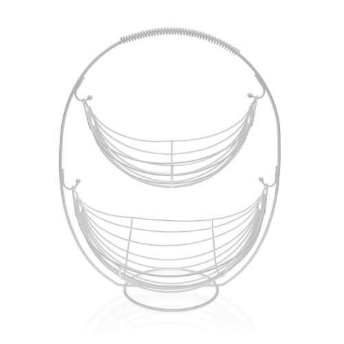 Posuda za Voće Versa Bijela Metal (27 x 45,5 x 36 cm) Cijena