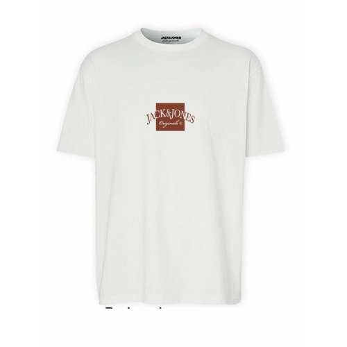 Muška Majica Kratkih Rukava Jack & Jones JORBOSTON TEE SS 12277888 Bijela Cijena