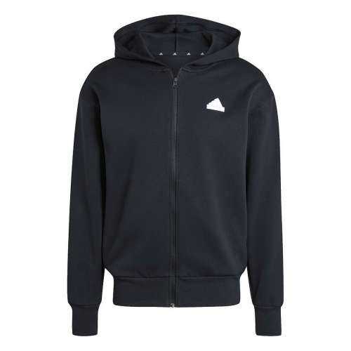Muška Majica s Kapuljačom Adidas FUTURE ICONS BOUBLENIT FULL ZIP JI6324 Crna Cijena