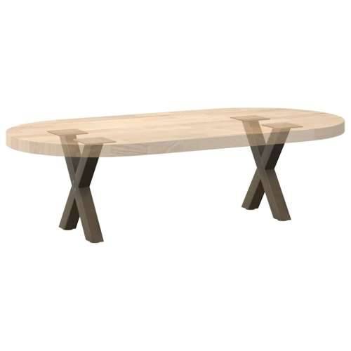 Noge za klub stolić u obliku slova X, 2 kom, prirodni čelik, 30 x (30-31) cm, čelik - Prirodna 30 x (30-31) cm (40 mm) 2 1 Cijena