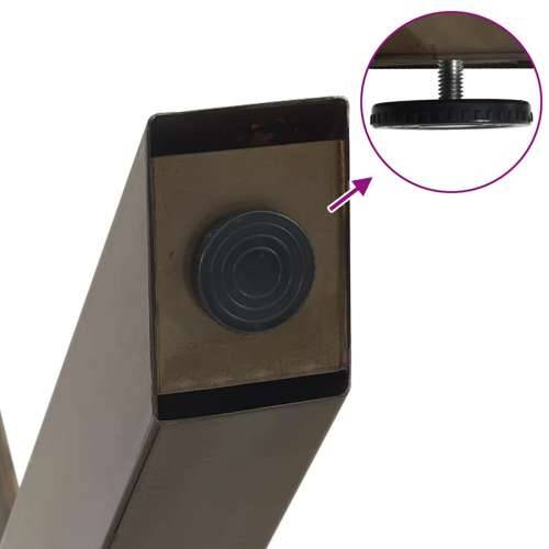 Noge za klub stolić u obliku slova X, 2 kom, prirodni čelik, 30 x (30-31) cm, čelik - Prirodna 30 x (30-31) cm (40 mm) 2 1 Cijena