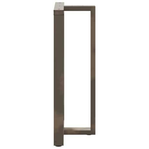 Noge za barski stol T-oblika 2 kom Crne 60x35x(110-111) cm Čelik - Prirodna 60 x 35 x (110-111) cm 1 Cijena
