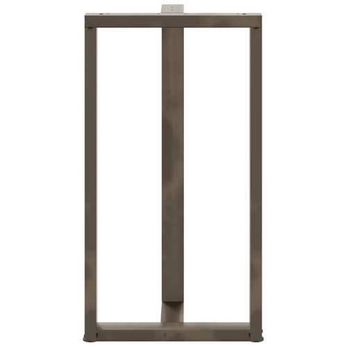 Noge za barski stol T-oblika 2 kom Crne 60x35x(110-111) cm Čelik - Prirodna 60 x 35 x (110-111) cm 1 Cijena