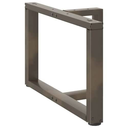 Noge za klub stolić T-oblika 2 kom Crne 70x25x(42-43) cm Čelik - Prirodna 70 x 25 x (42-43) cm 1 Cijena