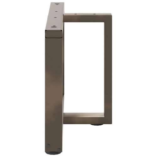 Noge za klub stolić T-oblika 2 kom Crne 70x25x(42-43) cm Čelik - Prirodna 70 x 25 x (42-43) cm 1 Cijena