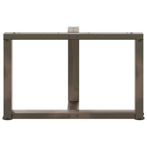 Noge za klub stolić T-oblika 2 kom Crne 70x25x(42-43) cm Čelik - Prirodna 70 x 25 x (42-43) cm 1 Cijena