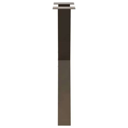 Noge za blagovaonski stol u obliku slova X, 2 kom, prirodni čelik, 60 x (72-73) cm, čelik - Prirodna 60 x (72-73) cm (80 mm) 2 1 Cijena