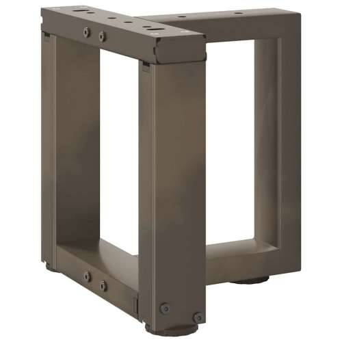 Noge za klub stolić T-oblika 2 kom Crne 30x25x(30-31) cm Čelik - Prirodna 30 x 25 x (30-31) cm 1 Cijena