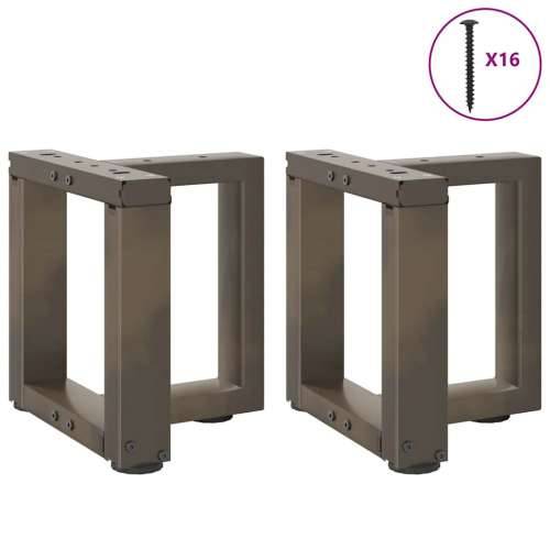 Noge za klub stolić T-oblika 2 kom Crne 30x25x(30-31) cm Čelik - Prirodna 30 x 25 x (30-31) cm 1 Cijena