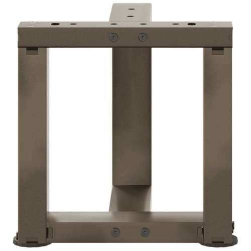 Noge za klub stolić T-oblika 2 kom Crne 30x25x(30-31) cm Čelik - Prirodna 30 x 25 x (30-31) cm 1 Cijena