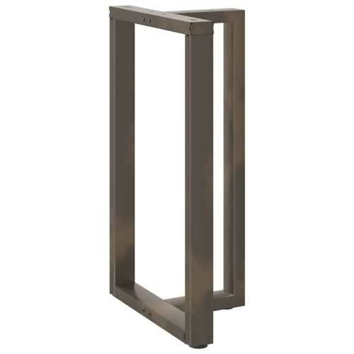 Noge za barski stol T-oblika 2 kom Crne 60x35x(100-101) cm Čelik - Prirodna 60 x 35 x (100-101) cm 1 Cijena